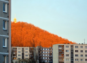 1. Západ slunce, Špičák ČL, St 14.1.2015
